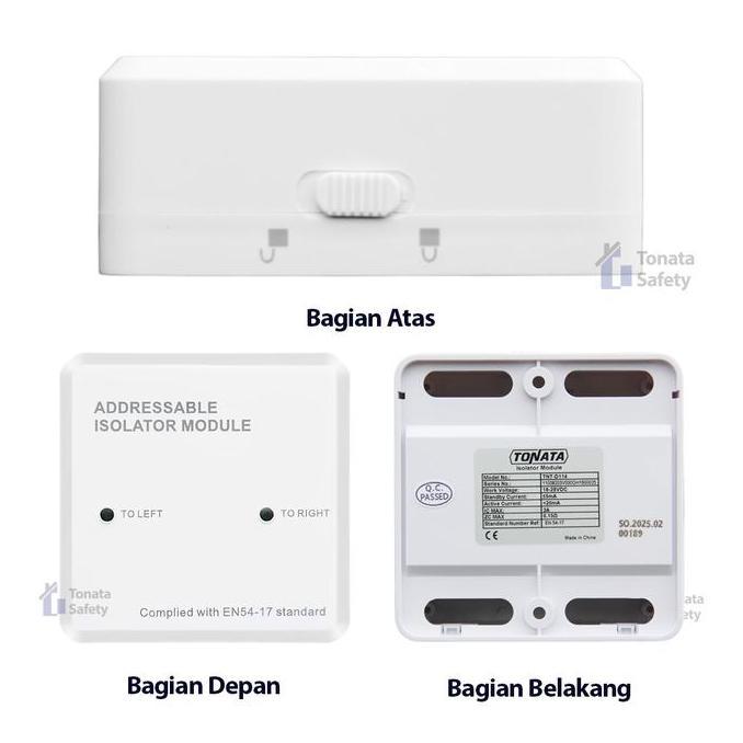 Fire Alarm Addressable Isolator Tonata Aseanware MFCA ASW / Addressabl Isolator / Modul Isolator Sis