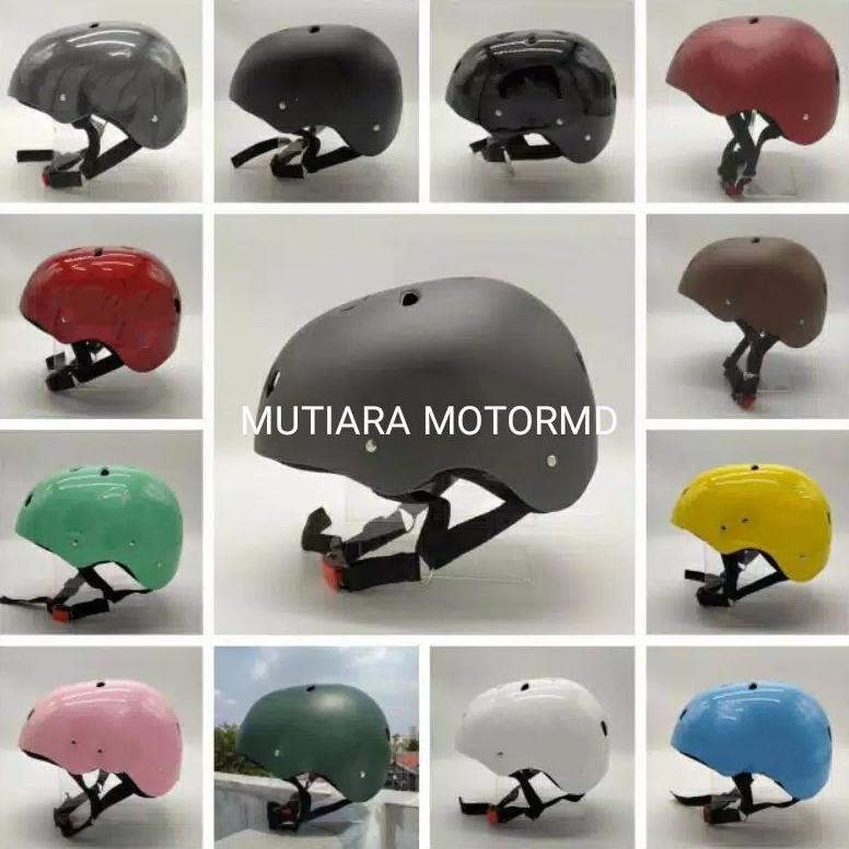 Helm Sepeda Dewasa Polos Sepeda Lipat Bmx Model Batok Helm Murah Termurah