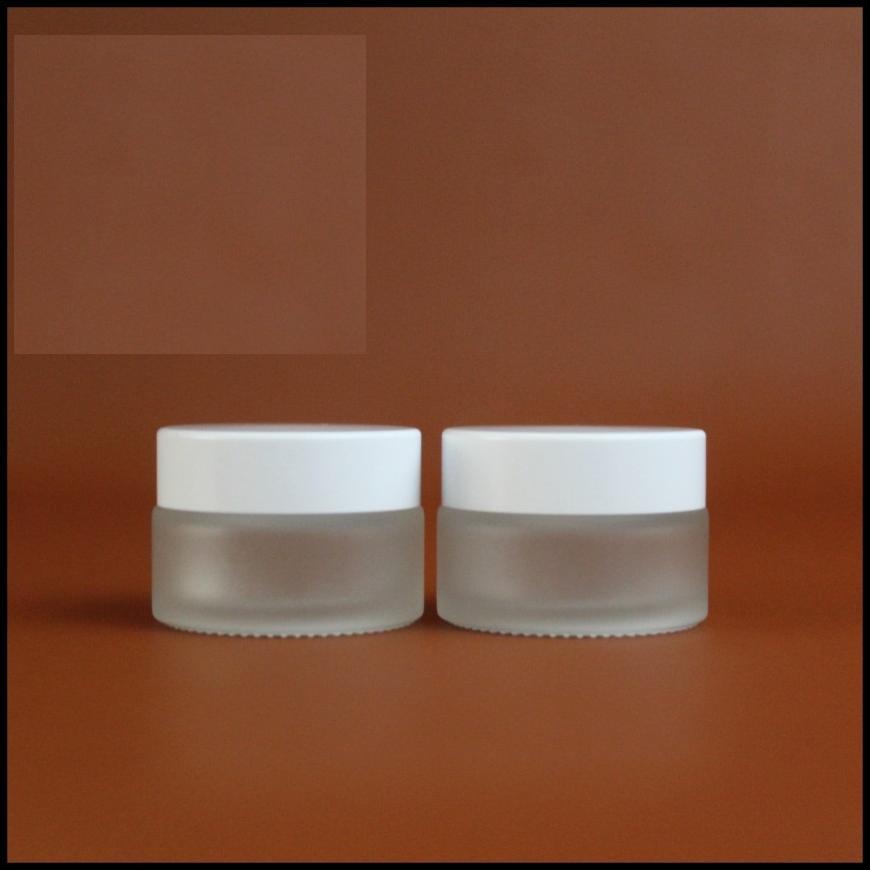 Pot Cream Kaca 20gr / Pot Frosted 20Gram / Pot Krim Kaca / Wadah Kosmetik Krim Skin Care