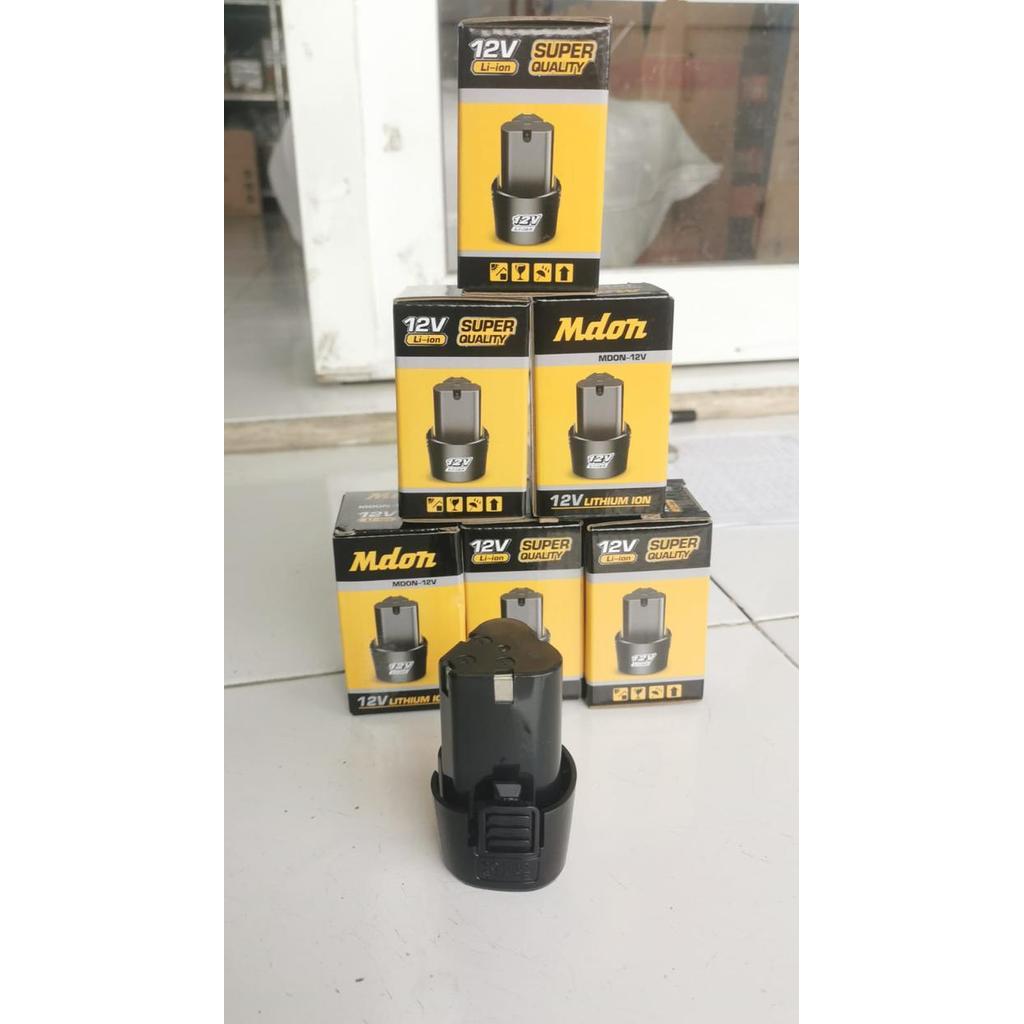MOLLAR Baterai 12Volt 2.0Ah Sparepart Baterai Bor Cordless Battery Bor
