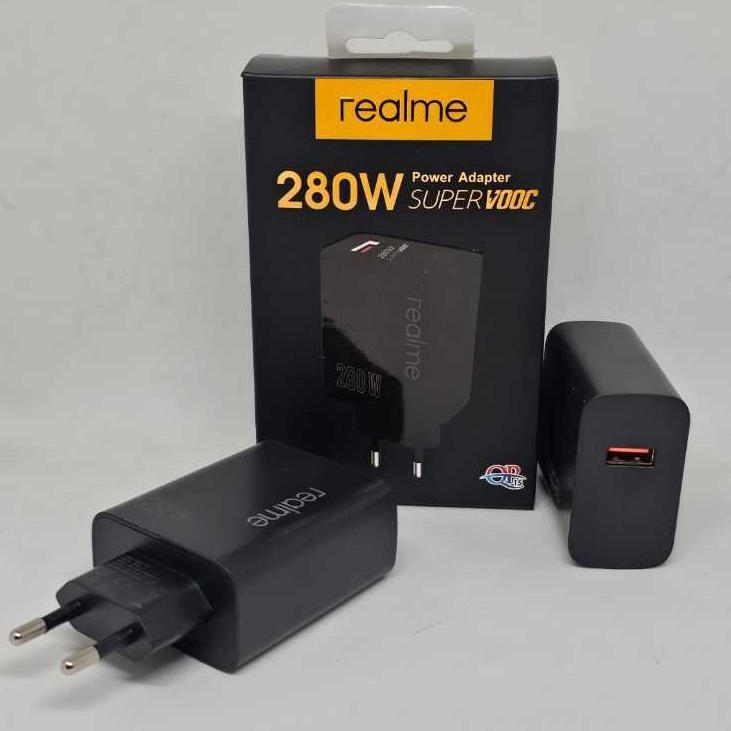 Hot Product Kepala Charger Realme Black 280W Adapter Charger Super Vooc Fast Charging