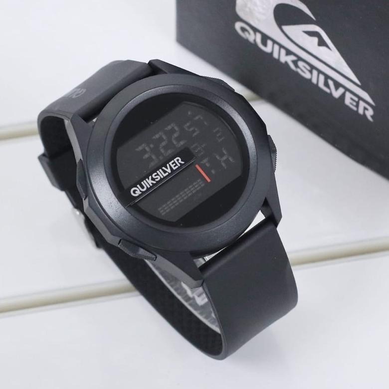 PREMIUM JAM TANGAN PRIA DIGITAL QUIKSILVER DRONE STRAP RUBBER