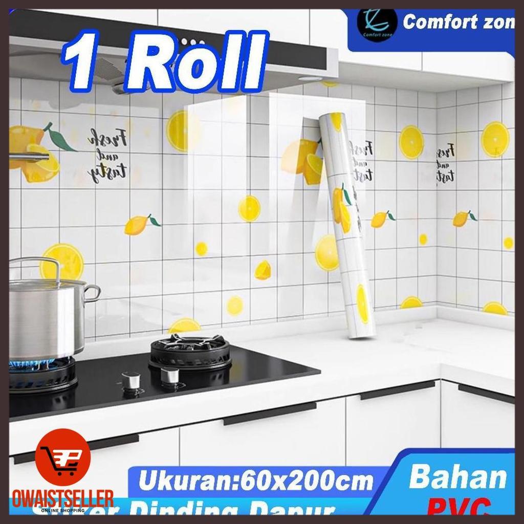 Cuci Gudang Comfort ZoneSticker Wallpaper Meja Dinding Dekorasi Dapur & 60Cm*200Cm 1 Roll Motif Marm