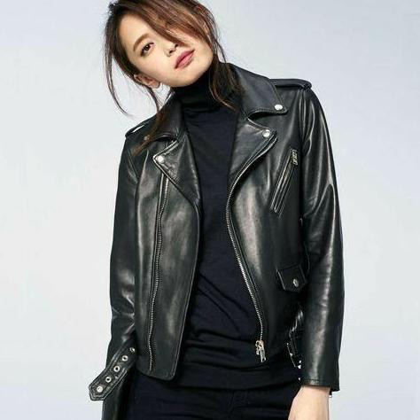 STYLE FASHION Jaket kulit Wanita Korea Blazer Hijab Outfit Ootd Premium Mamba Mafia Ramones keren ny