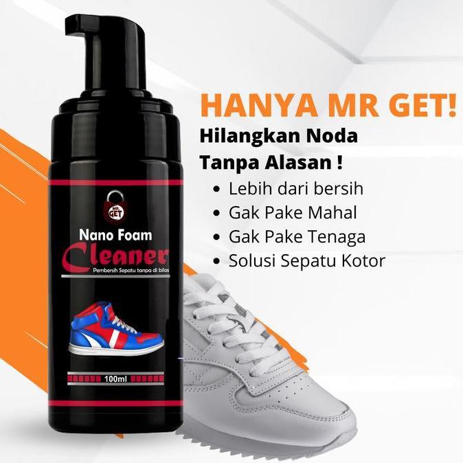 Scarpa- Pembersih Sepatu Tanpa Di Bilas, Pembersih Sepatu Tanpa Air, Nano Foam
