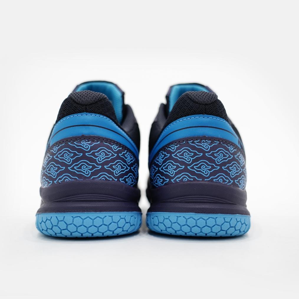 TERBARU Flypower Plaosan 09 Sepatu Olahraga Badminton Graphite Cyan Cocok Buat Pemula & Professional