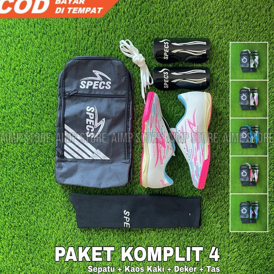 Paket Sepatu Futsal Komplit 4 | Paket Komplit Futsal 4 | Paket Sepatu Futsal