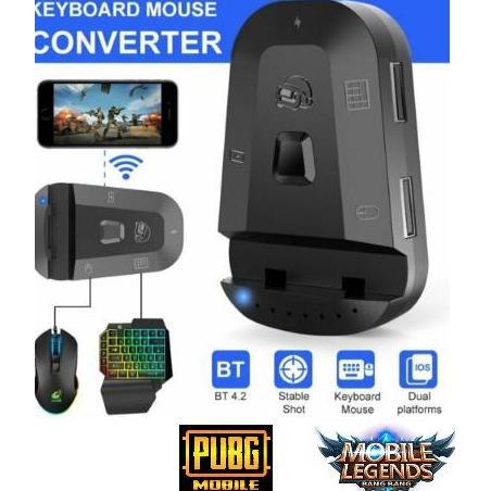 Konverter Keyboard Mouse Bluetooth Gaming Wireless Converter Android