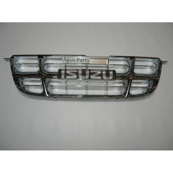 Isuzu Grill Depan Chrom Ori Panther LS Black Panther/Touring Tahun 2002-2004