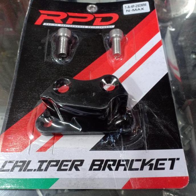 arjunkashop- bracket kaliper 4p depan nmax 155 old new bottom shock standar ori/ breket 4 piston aer