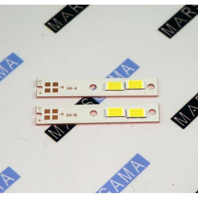 pcb led CSP 3570 30W C6 H4 white 6000k - SEPASANG