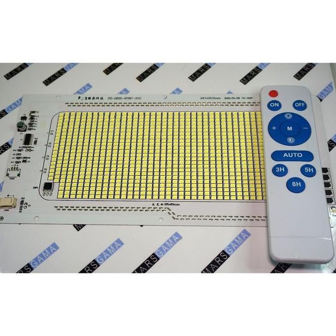 Led PCB papan smd 2835 input 3.7v - 4.2v 18650 DIY led solar panel