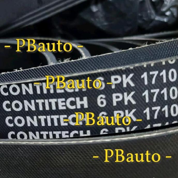 FANBELT 6PK X 1710 CONTITECH / FAN BELT MBENZ TALI KIPAS CONTINENTAL 6 PK FANBEL RESTOCK
