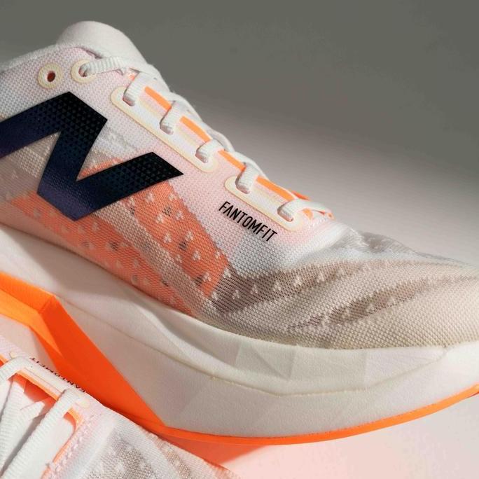 New Balance FuelCell SuperComp Elite V4 White Angora Hot Manggo (100% Authentic)