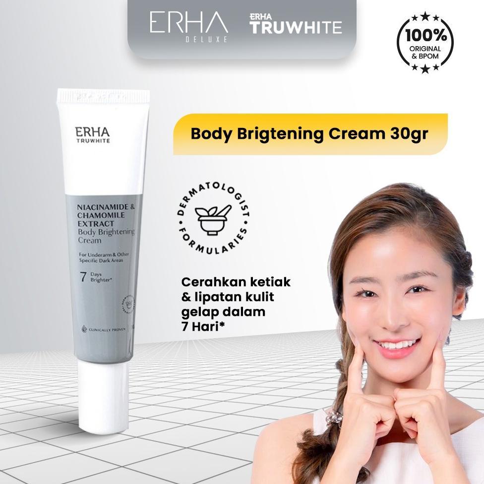 ERHA KRIM PEMUTIH KETIAK - TRUWHITE NIACINAMIDE & CHAMOMILE EXTRACT BODY BRIGHTENING CREAM MURAH