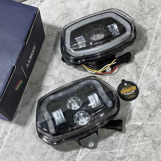 Headlamp LED Daymaker Luy Model M1 M2 Orinal Vespa Sprint 150 180 S 125 ET FACELIFT