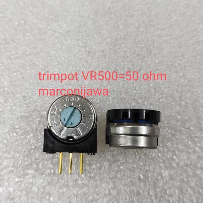 TRIMPOT VR500= 50 OHM TRIM DEPAN JAPAN ORIGINAL MJ27