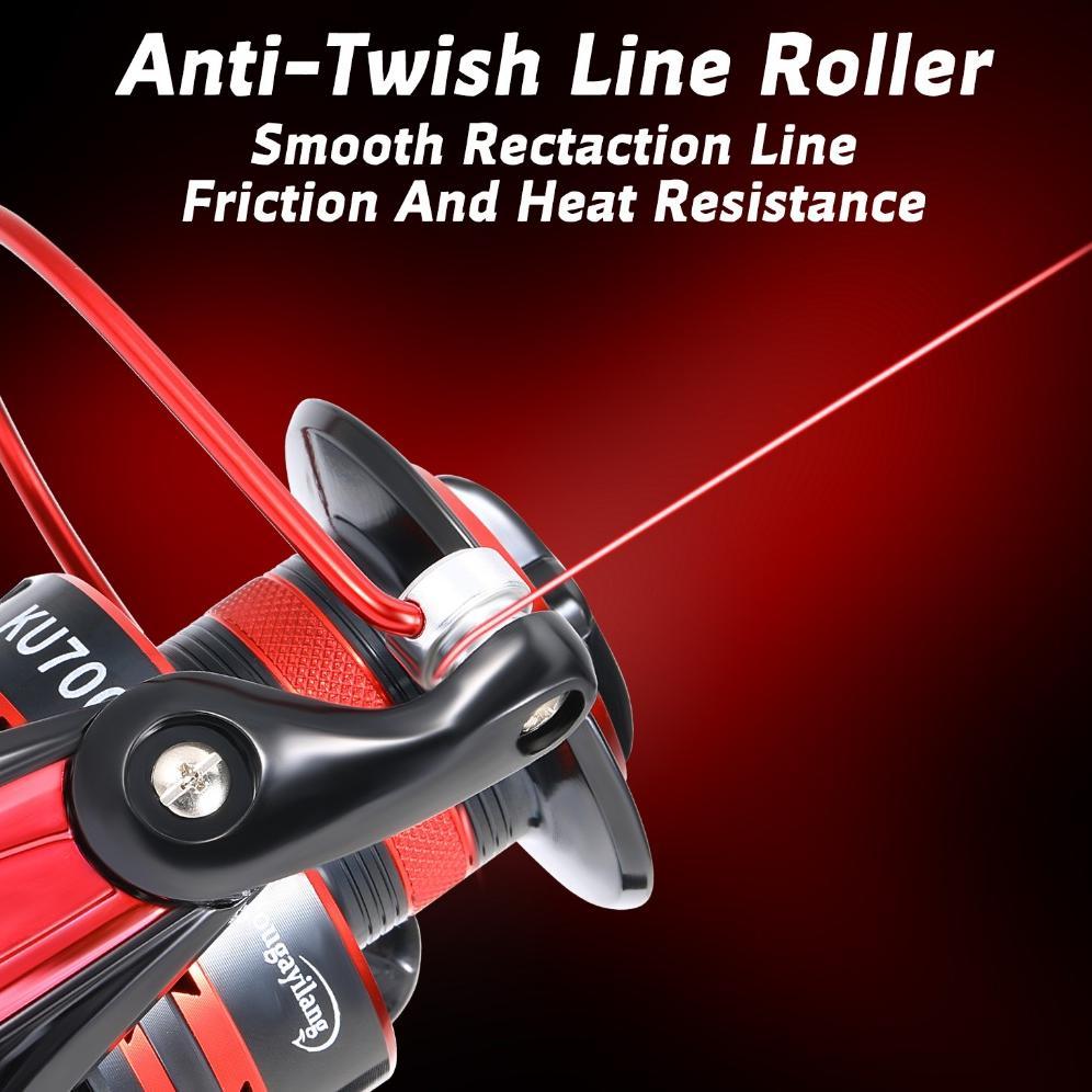 HOT DEALS COD SOUGAYILANG FISHING REEL MAX DRAG 20KG 1000-7000 METAL SPINNING FISHING REEL SPOOL ALU