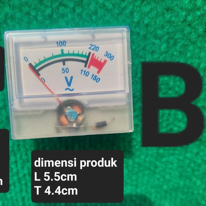 ( GLOSIR ) VOLT METER BESAR  PENUNJUK TEGANGAN ARUS LISTRIK MODEL JARUM BUAT DISPLAY STAVOL STABILIZ