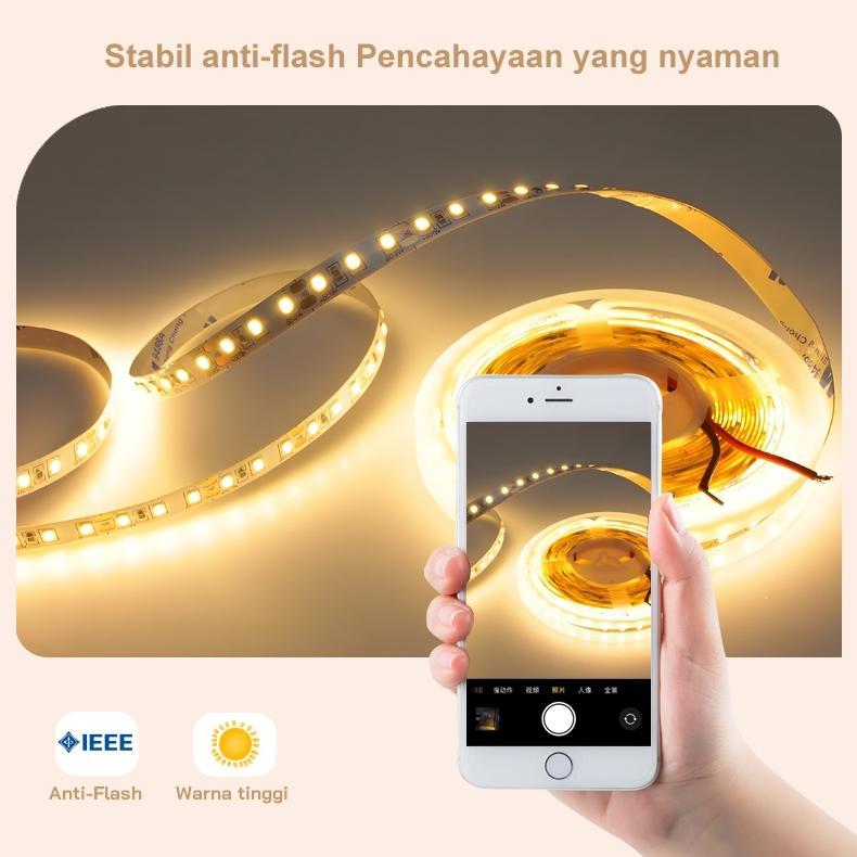 HOT SALE lampu led strip 10meter SMD 2835 DC 24v 120LAMPU strip tempel strip murah DC24v 2835 10mete