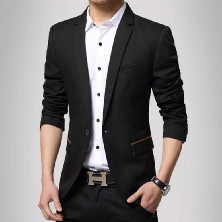 HOT DEALS JAS BLAZER PRIA KOREA SLIMFIT JAS NIKAH JAS FORMAL JAS WISUDA SEKOLAH BAHAN HIGHTWIST PREM
