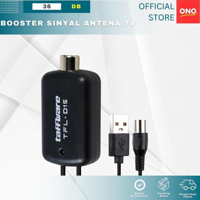 Booster Antena TV Penguat Sinyal TV Channel Digital Amplifier Signal