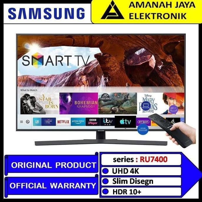 (Good) SAMSUNG 50RU7400 UHD 4K SMART TV 50 INCH WITH BIXBY - UA50RU7400KPXD