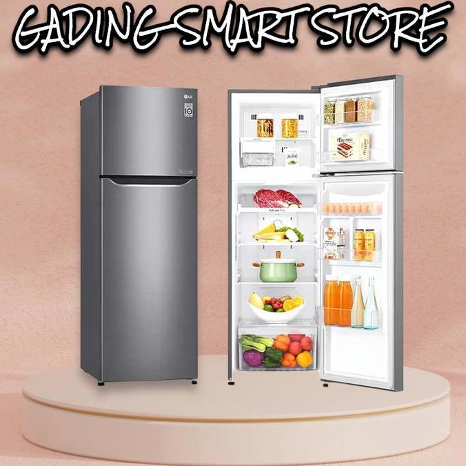 (Good) LG KULKAS 2 PINTU GNG372SLCB GNG372SXCB GN-G372SLCB GN-G372SXCB
