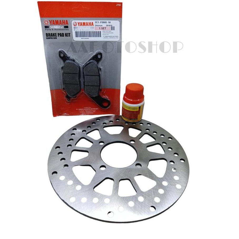 Piringan Cakram Rem Depan+Diskpat Jupiter Z,Vega R New,Jupiter Z Robot,Jupiter Mx. Terbaik