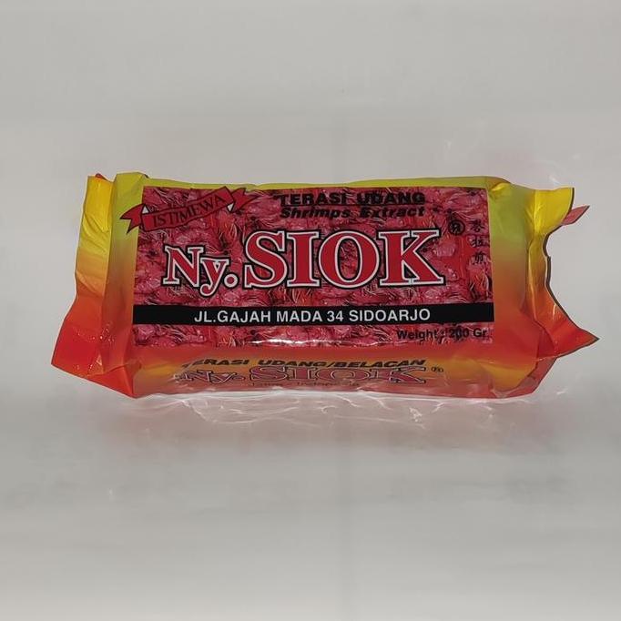 Pilihan - Terasi Udang Mentah Ny Siok 200 Gram Terasi Udang Mentah Nyonya Siok Terasi Belacan Ny. Si