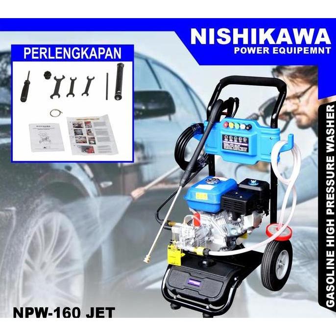 Gasoline High Pressure Washer Nishikawa Npw-160 Jet