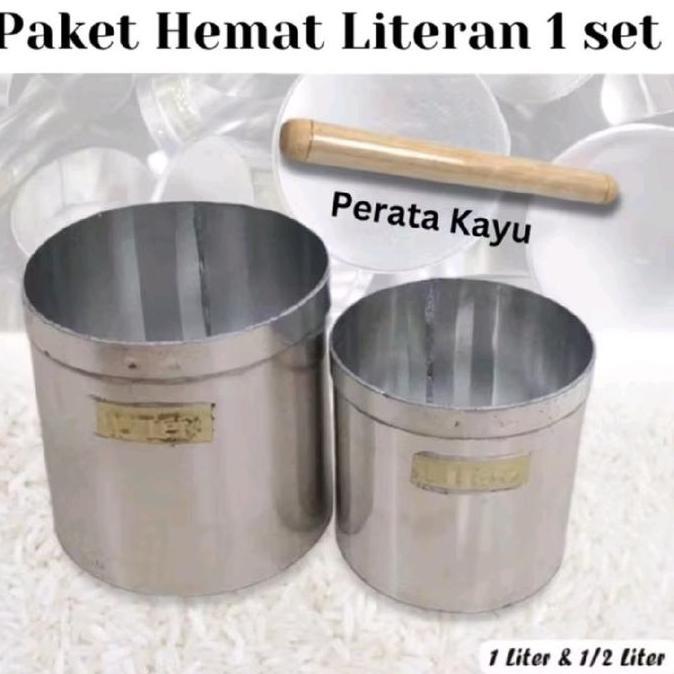 New- Literan Beras Takaran Beras Ukuran Beras 1/ Liter 1 Liter Liter 5 Liter Bahan Tebal