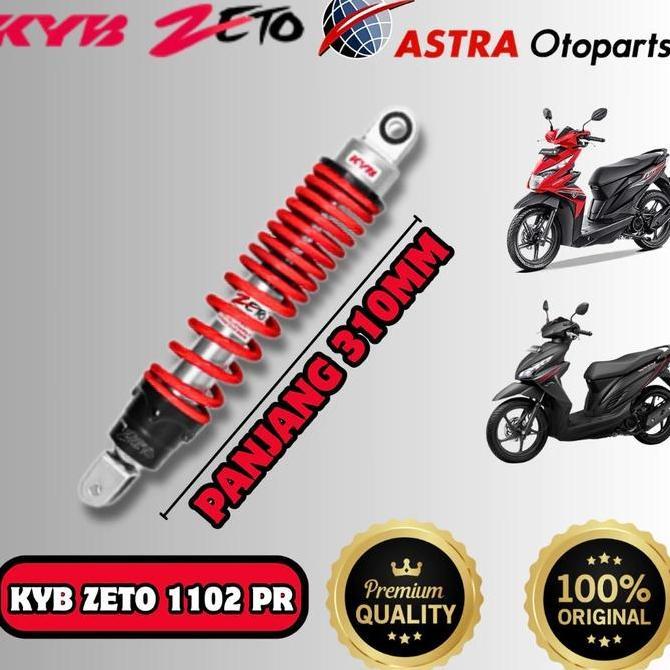 (ZT1102PR) Shock Breaker Shock Belakang Beat SHOCK BREAKER KYB ZETO Honda Scoopy all matic KYB Kayab