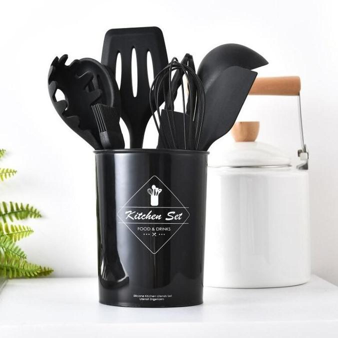 New- Sutil Silicone 1 Set 1 Pcs Tritu/ Spatula Silikon Memasak Dah Bulat