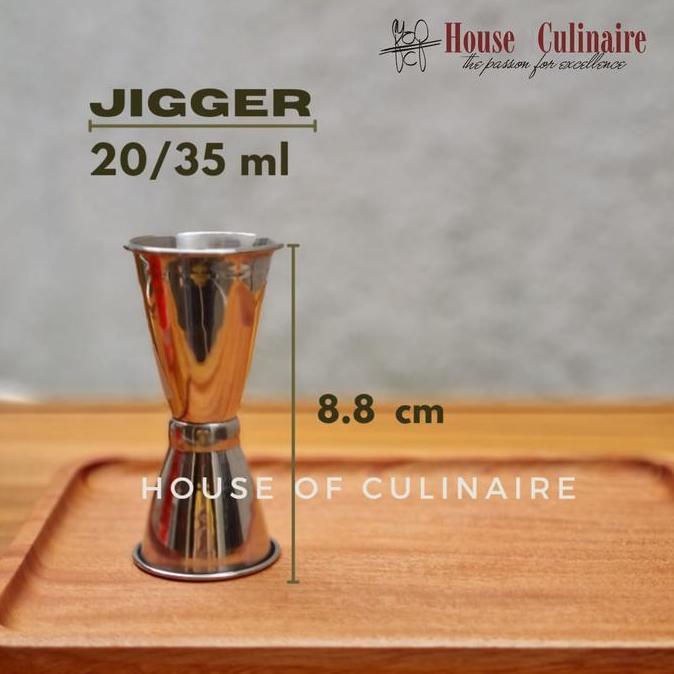 New- Jger Bartender Stainless Gelas Ukur Gelas Takar 0/35 Measuring Cup