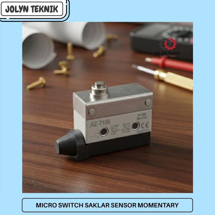 (JT) MICRO SWITCH TRAVEL LIMIT SWITCH AZ-7100 10A AC-15 DC-13 SAKLAR SENSOR WATERPROOF MOMENTARY LIM