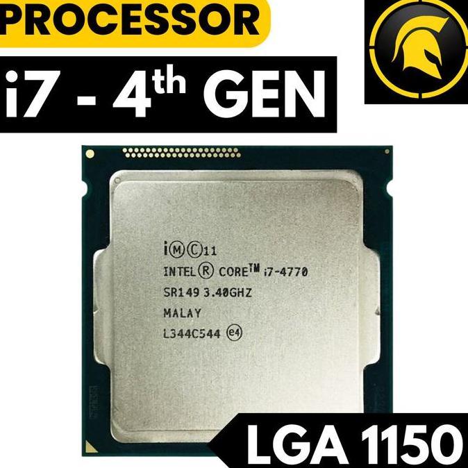 TERBARU - Processor Intel Core i7 Gen 4 Haswell 4770 4790 4770S 4790S Tray Tanpa Fan Garansi 1 Bulan