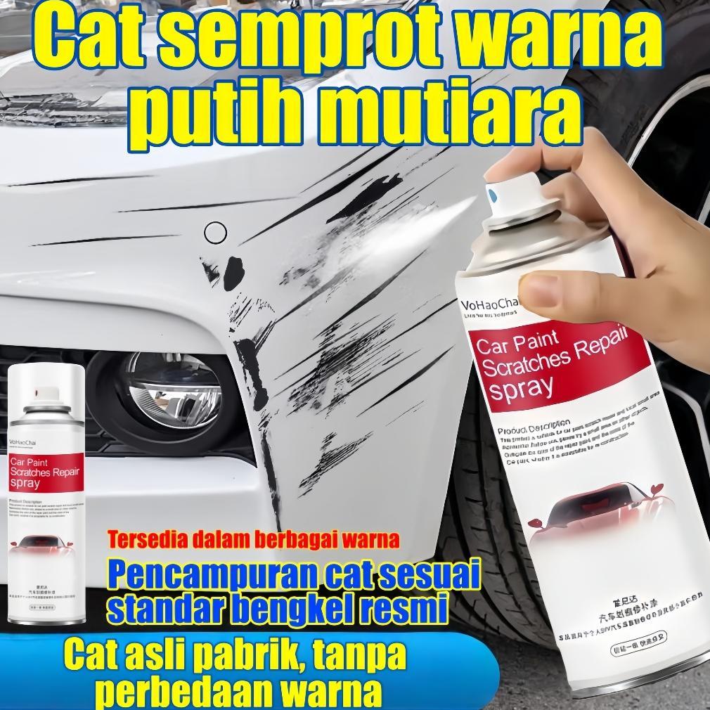 Cat Semprot Body Motor Mobil Putih/Hitam Anti Gores Semprot Compound Kompon Penghilang Baret Mobil K