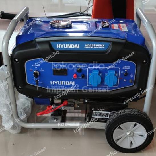 Genset Hyundai Max 3000 Watt Bensin Hdg3800Nx