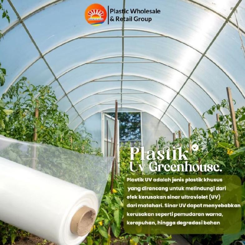 NEW PLASTIK UV Meteran TEBAL/ Plastik tutup kelapa / Plastik pinang / plastik kolam ikan / plastik U
