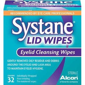Homebyt- 32 Wipes Systane Lid Wipes (Eyelid Cleansing Wipes) Isi 32