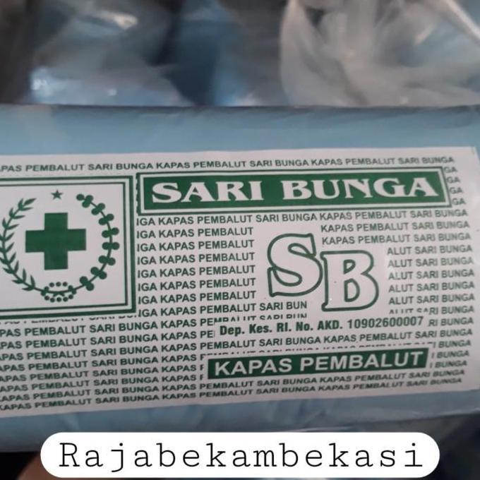 Homebyt- Kapas Sari Bunga 1 Kilo/ Kapas Pembalut 1000 Gr / Kapas Medis Serbaguna