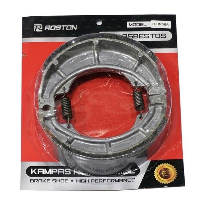 Sparepart Motor Kampas Rem Tromol Roston Thunder Hemat