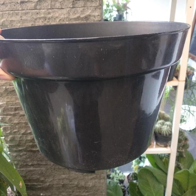 Pot Hitam 35 cm / Pot hitam Plastik / Pot Tanaman
