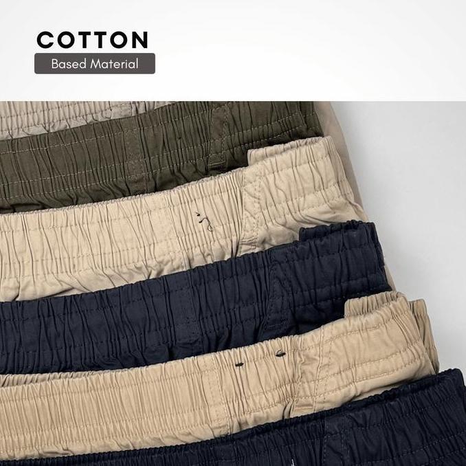 Down- Rbj Celana Pendek Karet Cargo Pria