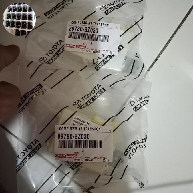 ecu computer immobilizer transponder toyota agya calya 89780-BZ030