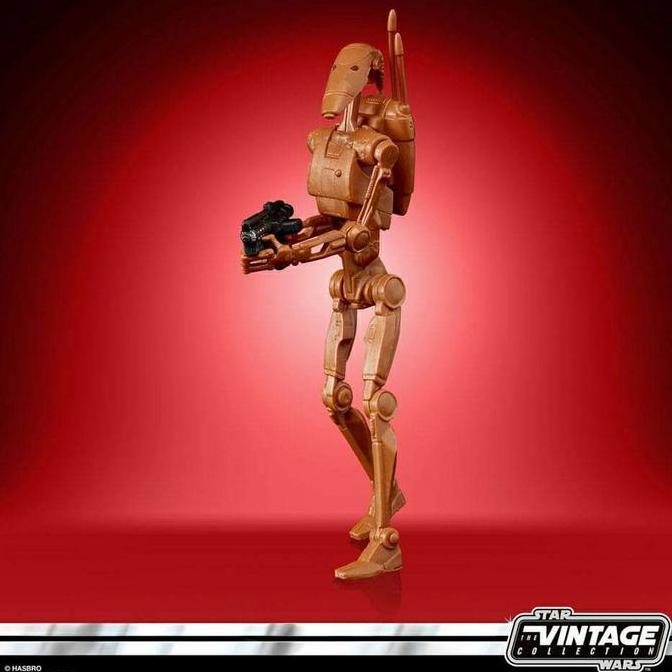 HASBRO STAR WARS TVC CLONE WARS BATTLE DROID VINTAGE COLLECTION