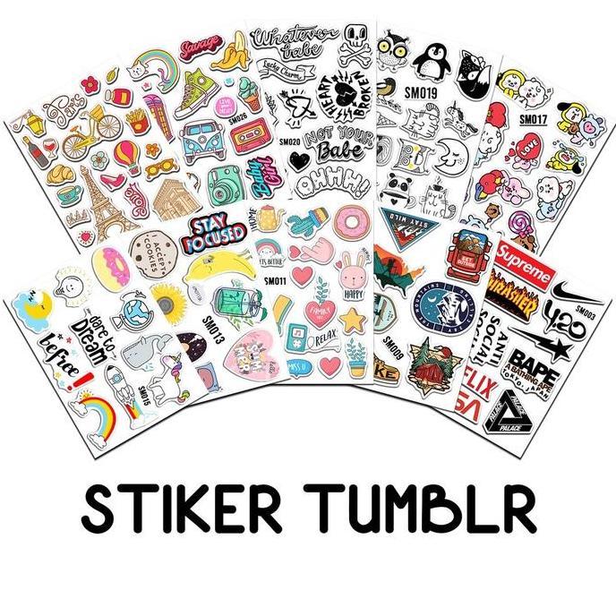Mini Stiker Aesthetic | Stiker Hp | Stiker