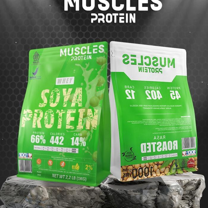 Muscles Protein Kedelai Bubuk Murni 100% Untuk Mencukupi Kebutuhan Protein Harian