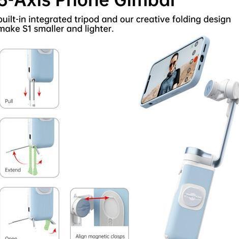 PowerVision S1 3 Axis Handheld Gimbal Stabilizer HP Power Vision S 1